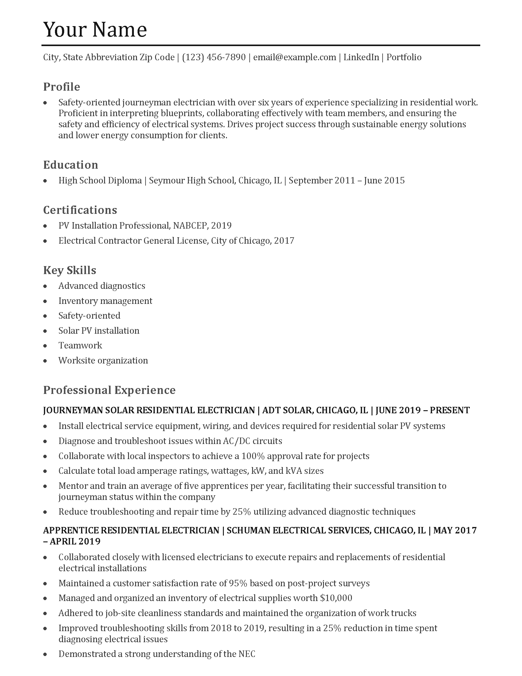 Hair Stylist Resume Templates And Examples For 2024 - Resumetemplates.com