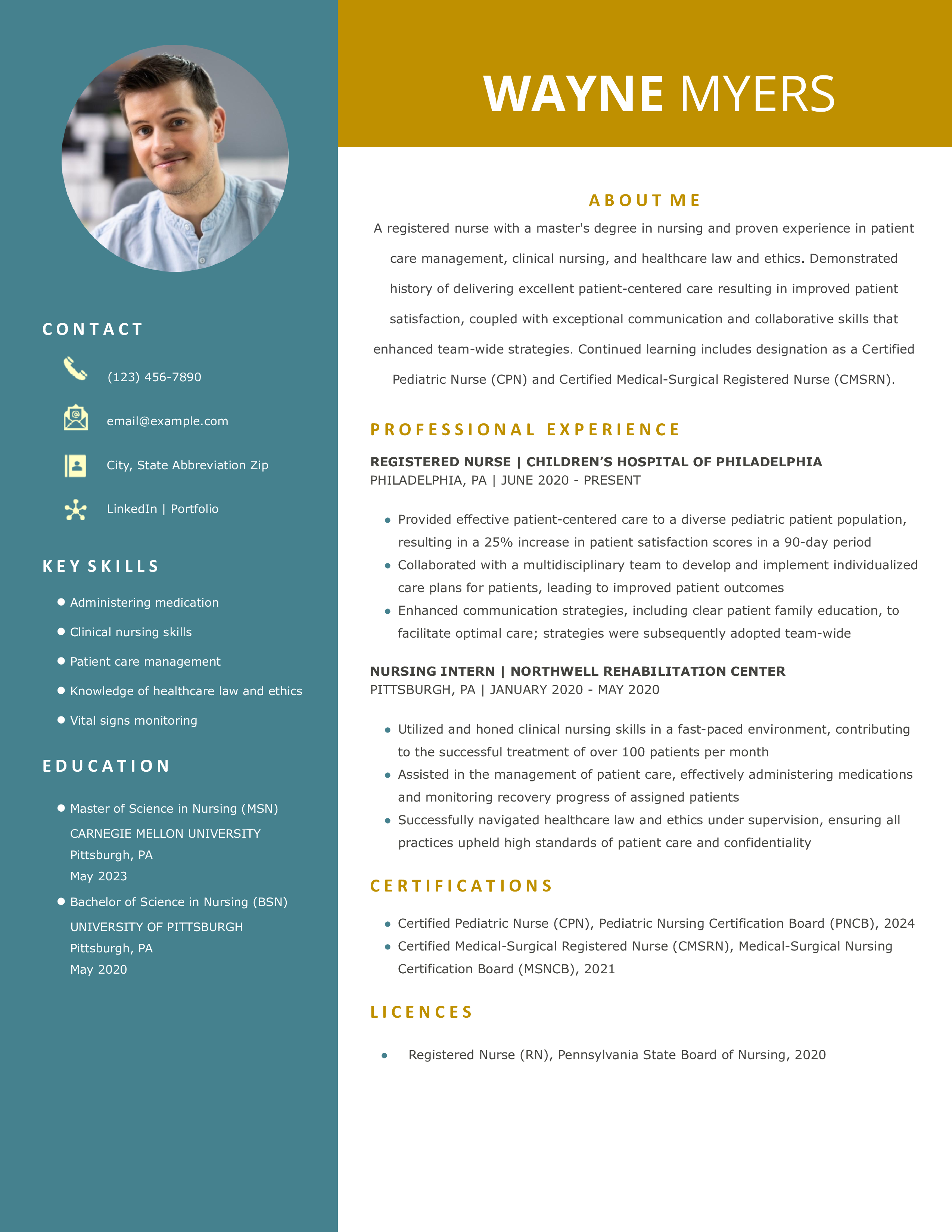 New Grad Nursing Resume Examples and Templates for [y]