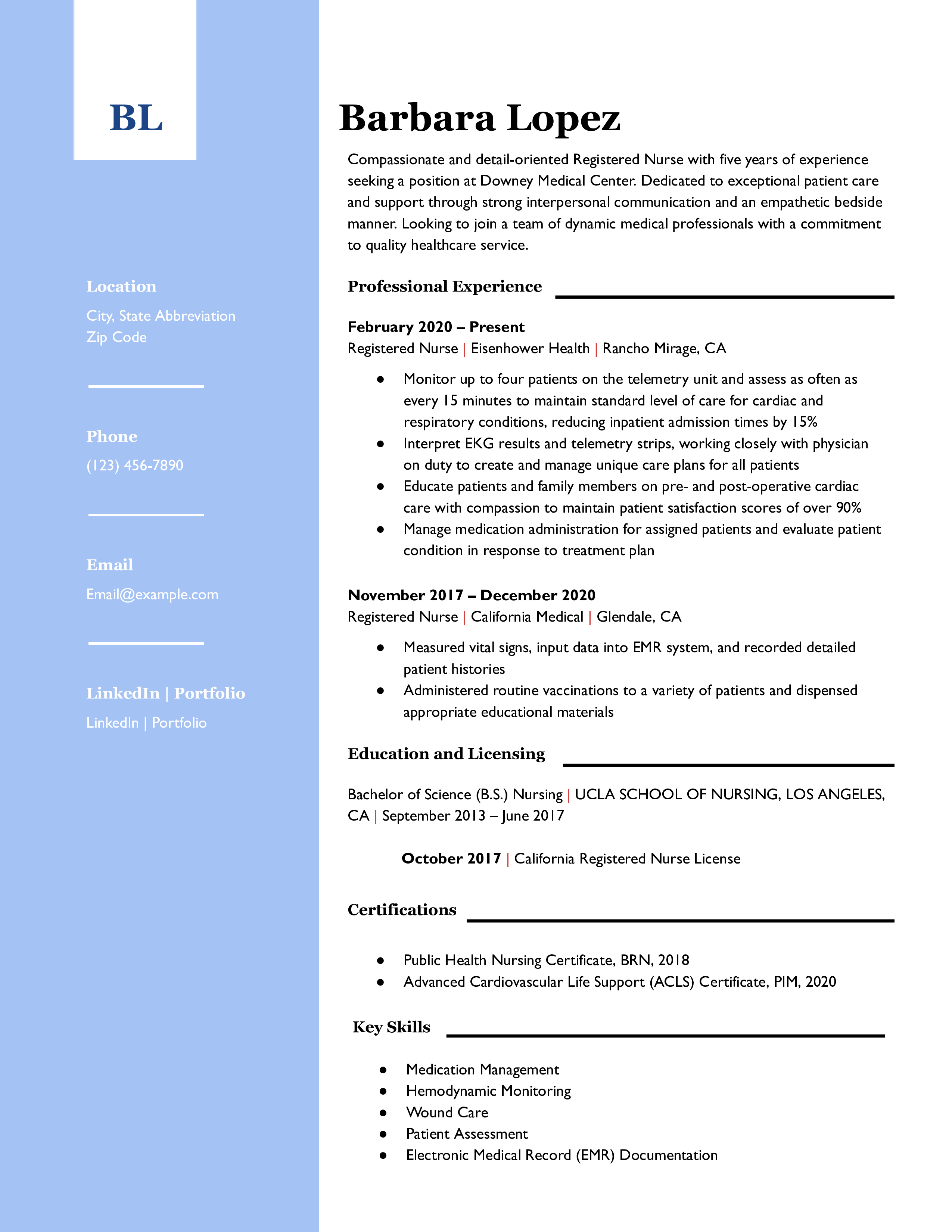 Professional Resume Templates and Examples for 2024