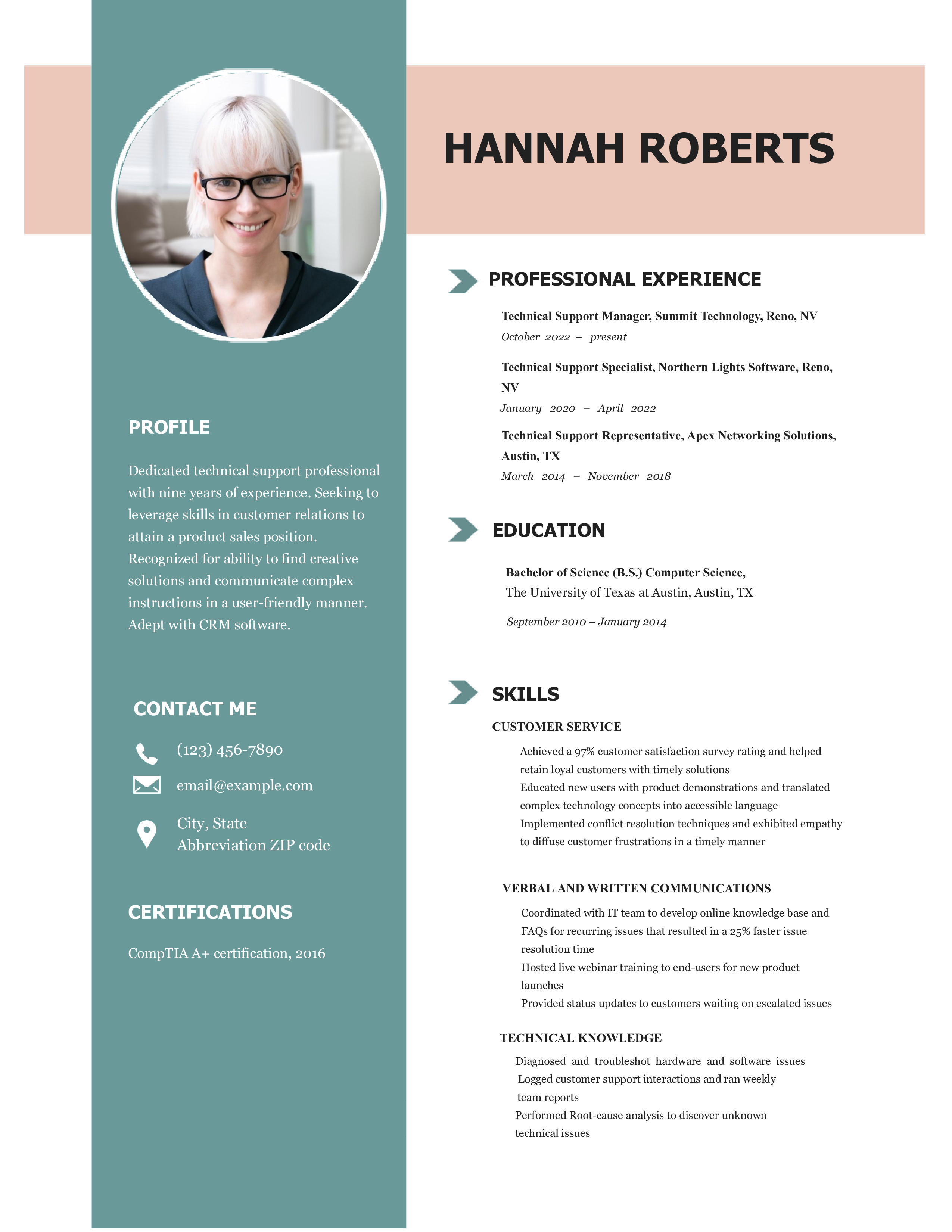 Skills-Based Resume Templates and Examples for [y]