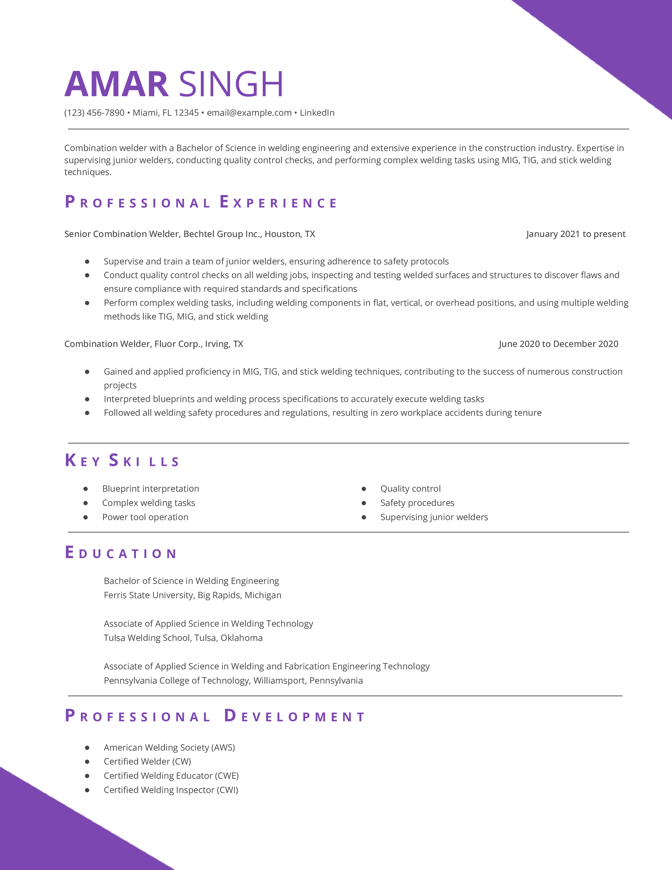 resume skills examples software engineer