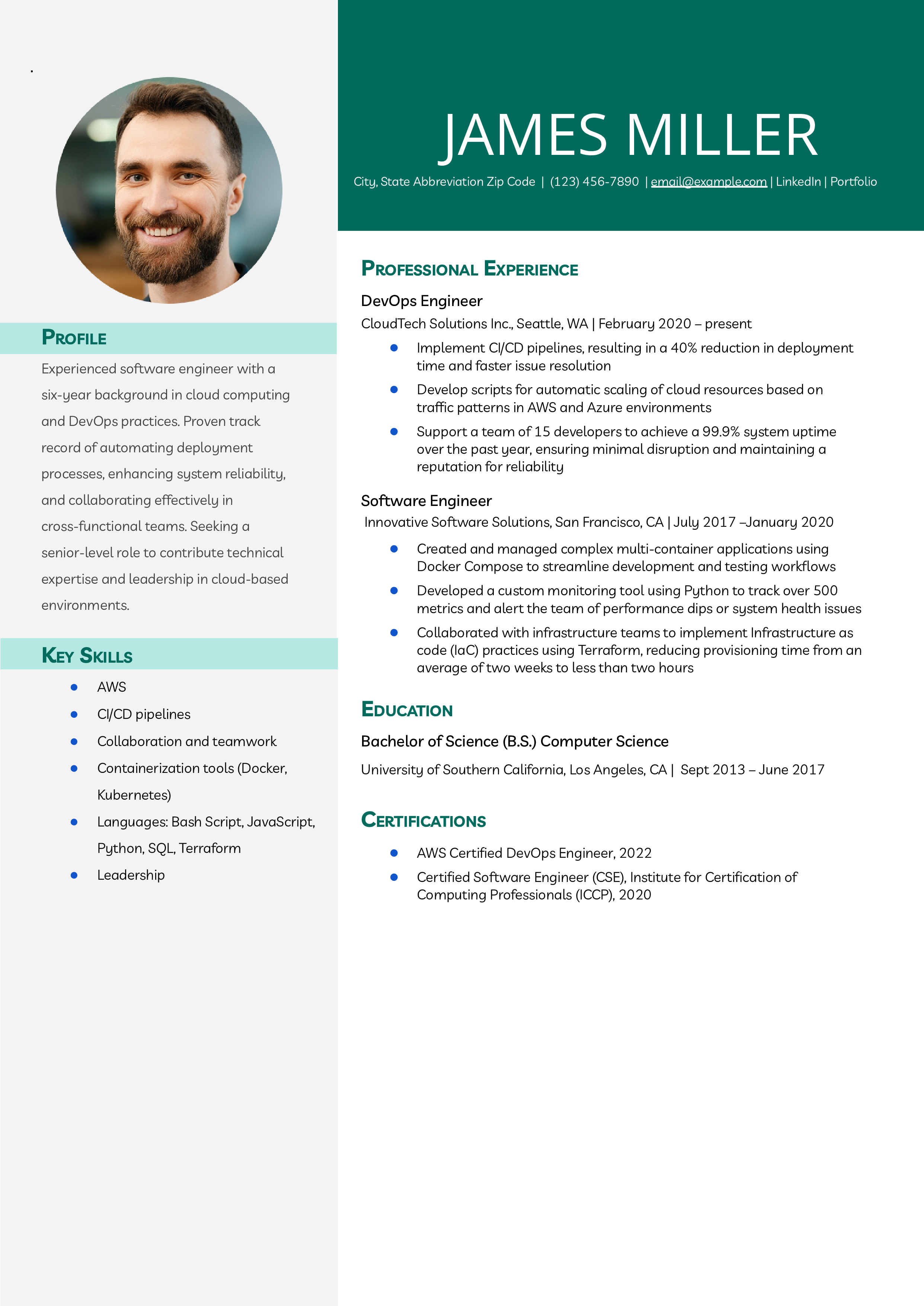 Software Engineer Resume Examples and Templates for 2025