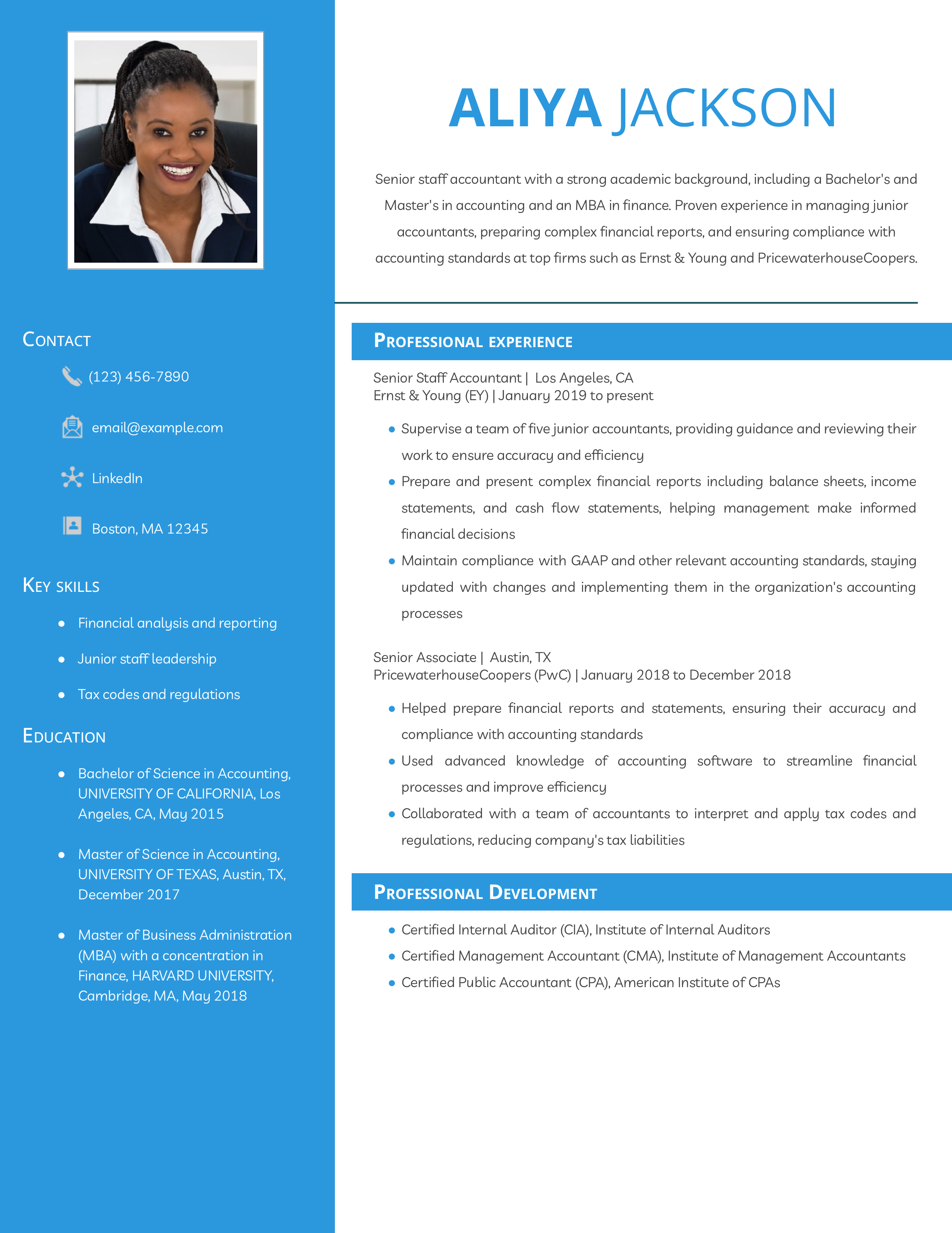 Staff Accountant Resume Examples and Templates for 2025